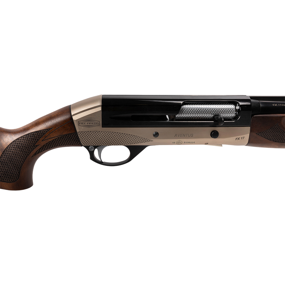 Ружье AVENTUS FX17, 12/76,  Walnut., Gold reciever, вентилируемая планка, L=760. Фото №4