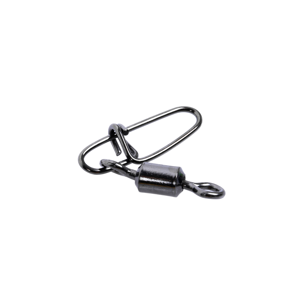 Вертлюги с застежкой metsui ROLLING SWIVEL WITH CROSSLOCK SNAP цвет black, размер № 6, в уп. 12 шт.. Фото №2