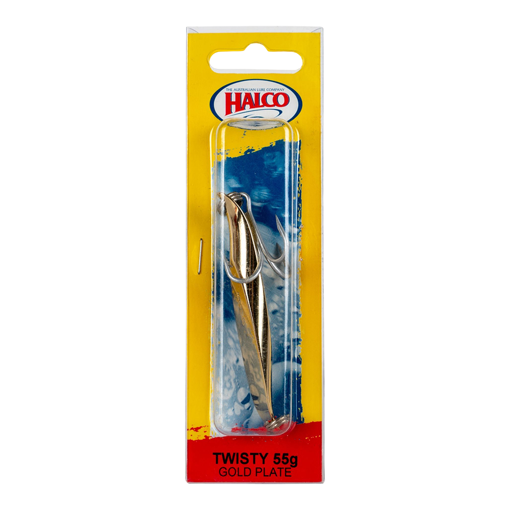 Блесна колеблющаяся Halco TWISTY, 55г, Gold. Фото №1