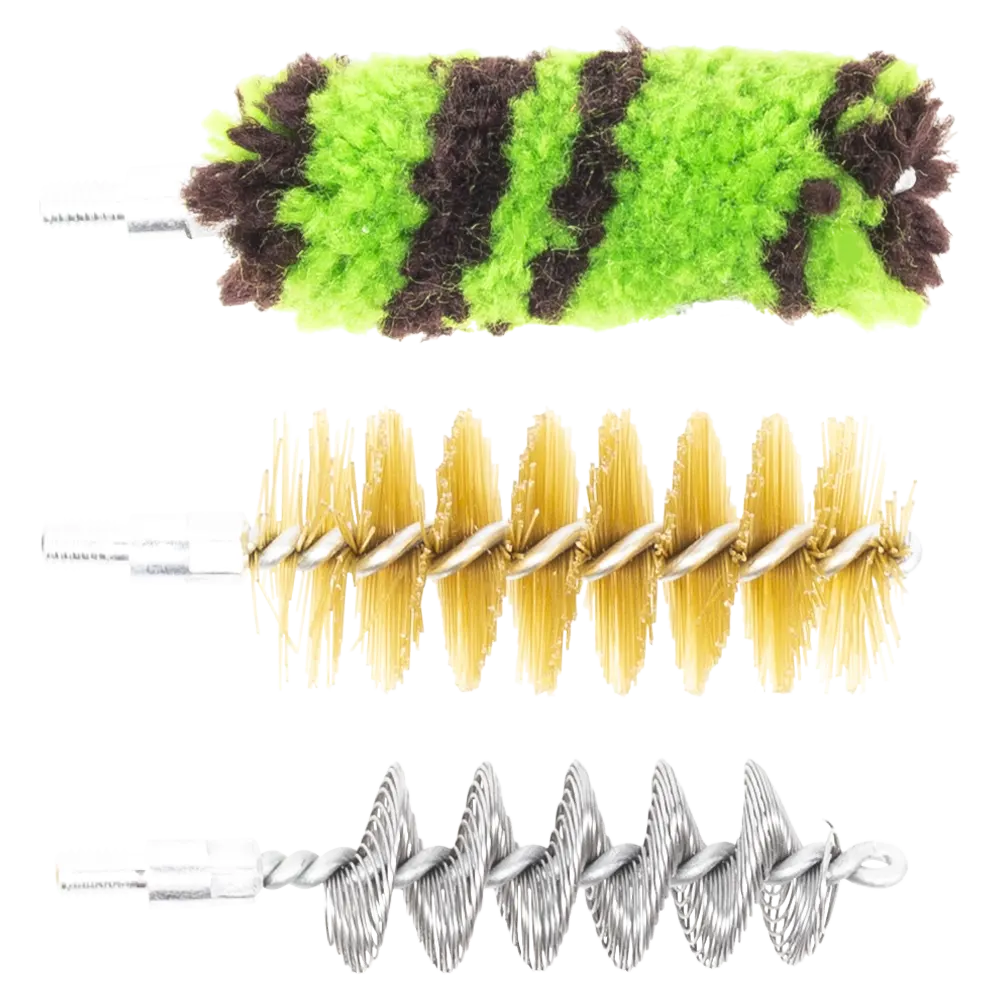 Набор для чистки ружей LUCKY VIEW, калибр 12, 3 ерша, алюминиевый шомпол 3-х секционный . Фото №2