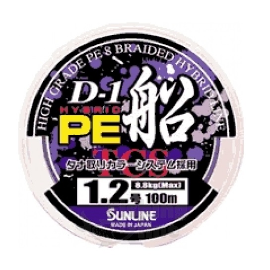 Шнур плетеный Sunline D-1 HYBRID PE FUNE 150m#0.8 12lb 5.6kg. Фото №1