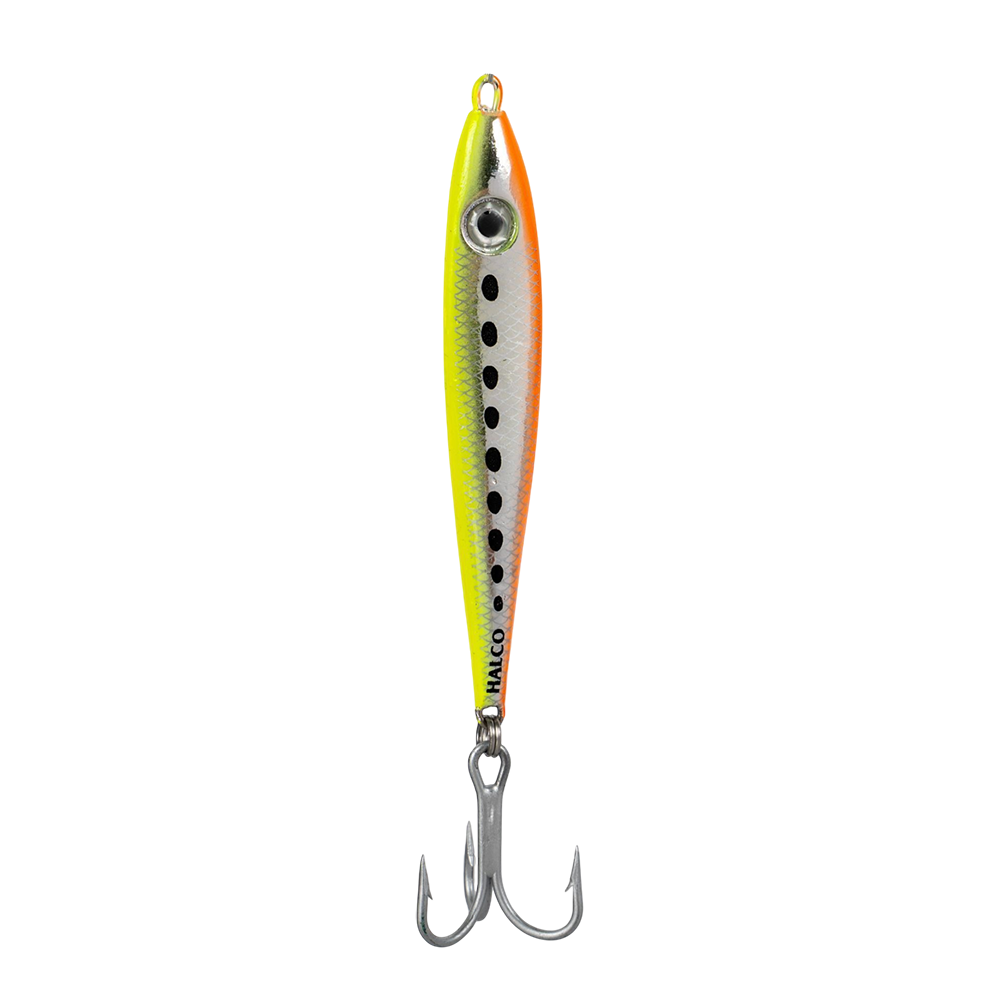 Блесна колеблющаяся Halco OUTCAST, 80г, FLUORO. Фото №1 Блесна колеблющаяся Halco OUTCAST, 80г, FLUORO. Фото №1