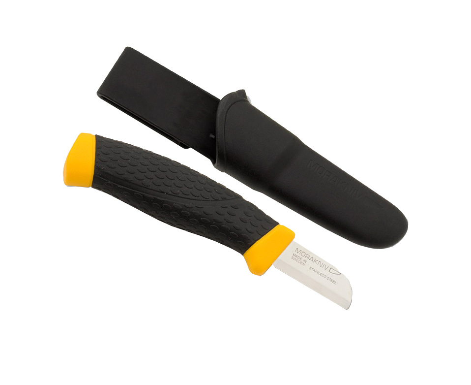 Нож Mora Knife Craftline TopQ Flex Electrician клинок, для работ с электрокабел 44х2мм. 54-56 HRC. Фото №1