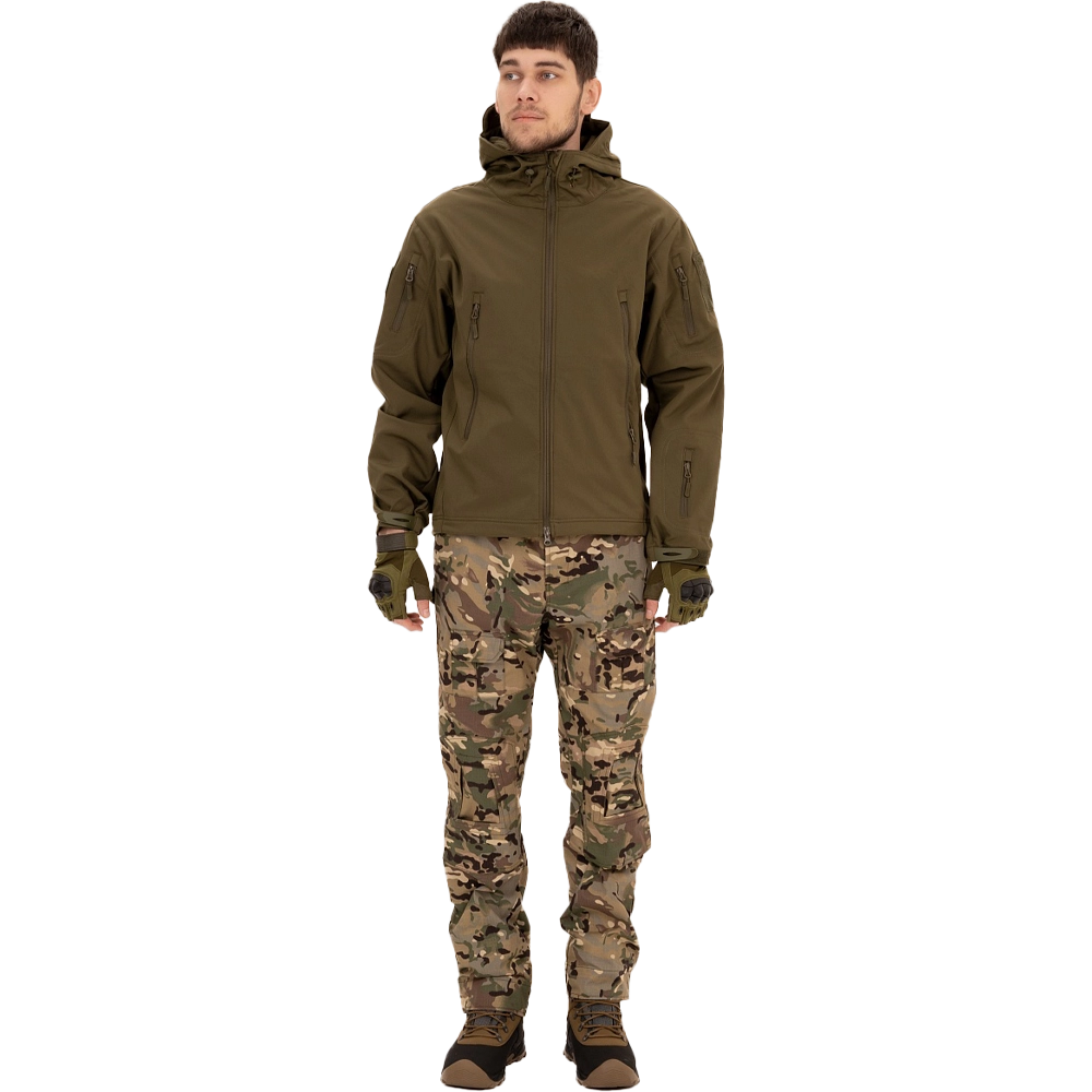 Куртка Remington Shark skin soft shell jacket Army Green р. 3XL. Фото №2