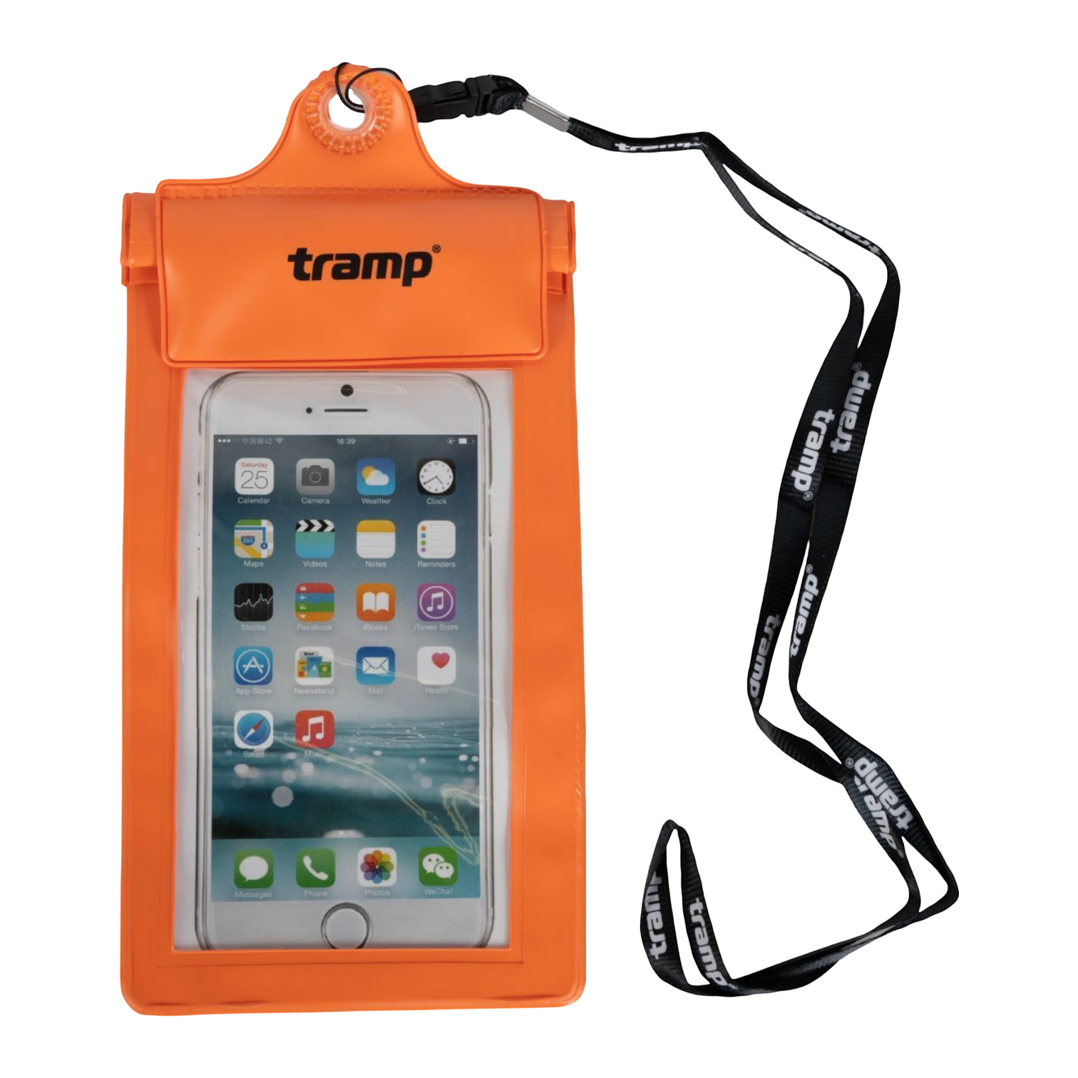 Гермопакет для мобильного телефона (ПВХ, Оранжевый, 110*215 мм.)