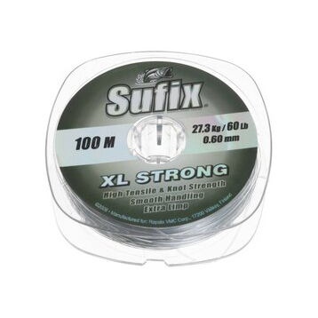 Леска "XL Strong x 10 Platinum" 100м*0,30мм (Sufix). Фото №1