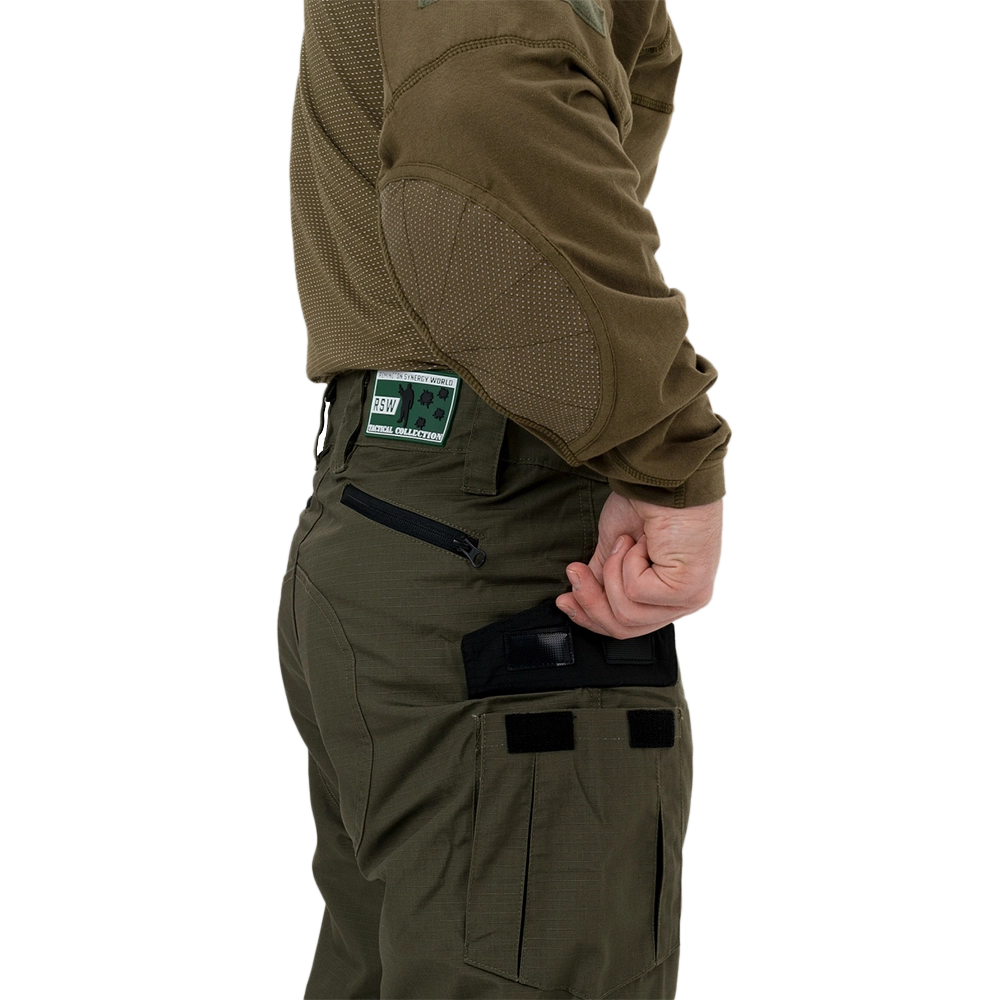 Брюки Remington Tactical Pants 600D Wear-Resistant Nylon Fabric Army Green р. L. Фото №7