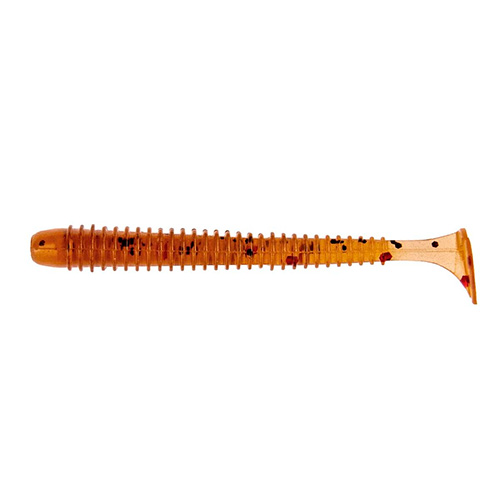 Виброхвост Helios Liny Catcher 2,35"/6 см Rusty Gold 12шт. (HS-5-006). Фото №1