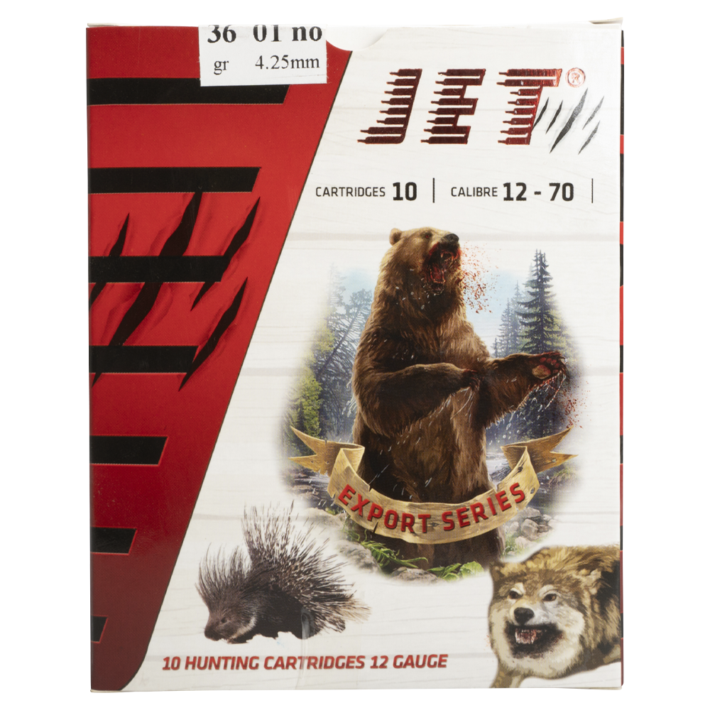 Патрон JET полумагнум 12/70 №01 (0) 36 гр. (пач 10 шт/короб 300). Фото №5 Патрон JET полумагнум 12/70 №01 (0) 36 гр. (пач 10 шт/короб 300). Фото №5