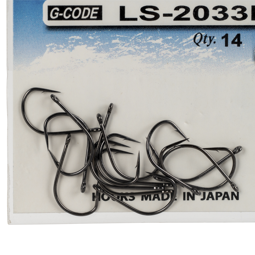 Крючок Gamakatsu Hook LS-2033F Ring Eye Serie Black №06. Фото №2