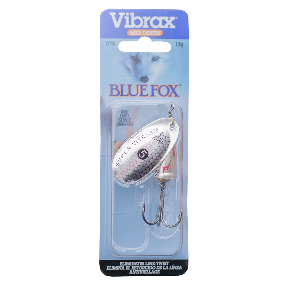 Блесна вращающаяся Blue Fox Vibrax Shad №5, 13гр, цвет (SSD). Фото №2