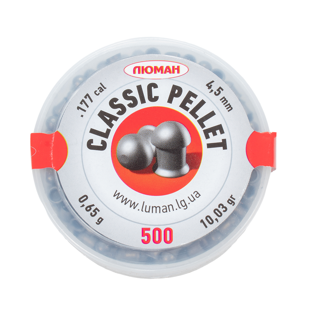 Пуля пневматическая "Classic pellets", 0,65 г. 4,5 мм. (500 шт.) (36 в упаковке). Фото №1