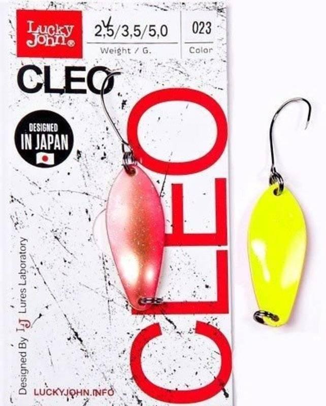 Блесна колеблющаяся Lucky John Cleo 34мм, 3,5гр, цвет (023). Фото №2