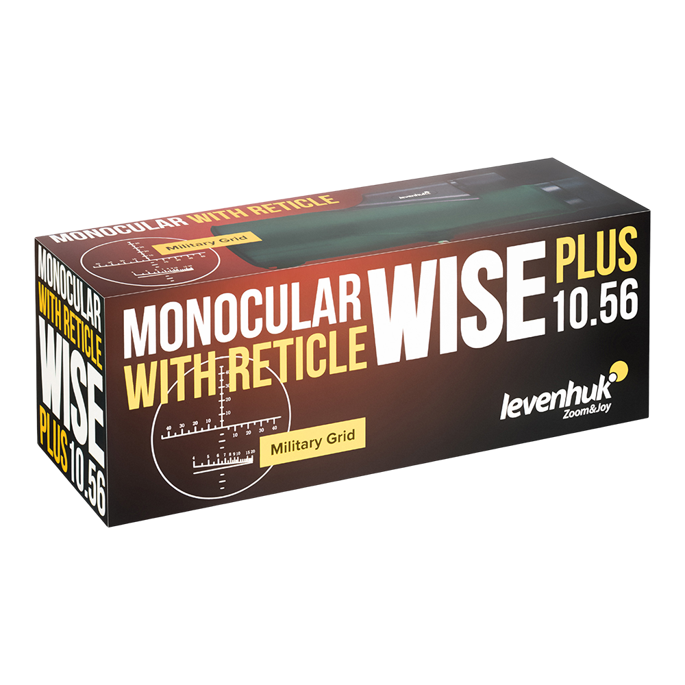 Монокуляр Levenhuk Wise PLUS 10x56 с сеткой. Фото №2