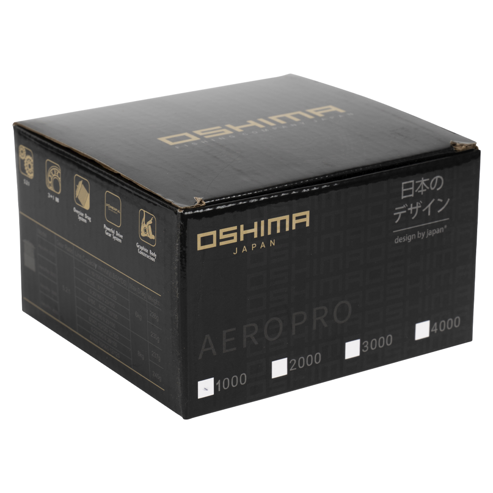 Катушка безынерционная Oshima Aero Pro 1000 (bb 3+1; gr 5.2:1). Фото №6