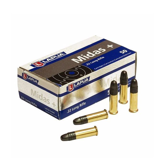 Патрон нарезной LAPUA калибр 22 LR Midas+ 2,59 гр. 40 grn. (в пачке 50 шт.). Фото №3