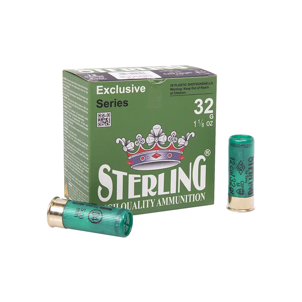 Патрон STERLING 12/70 № 04(0000) 32 гр. (в пачке 25 шт.). Фото №2