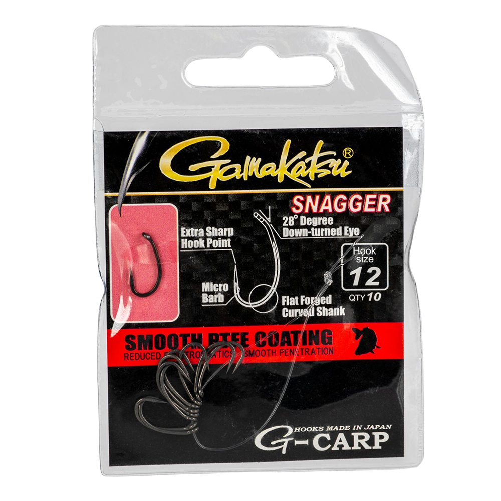 Крючок Gamakatsu G-CARP Snagger №12. Фото №1