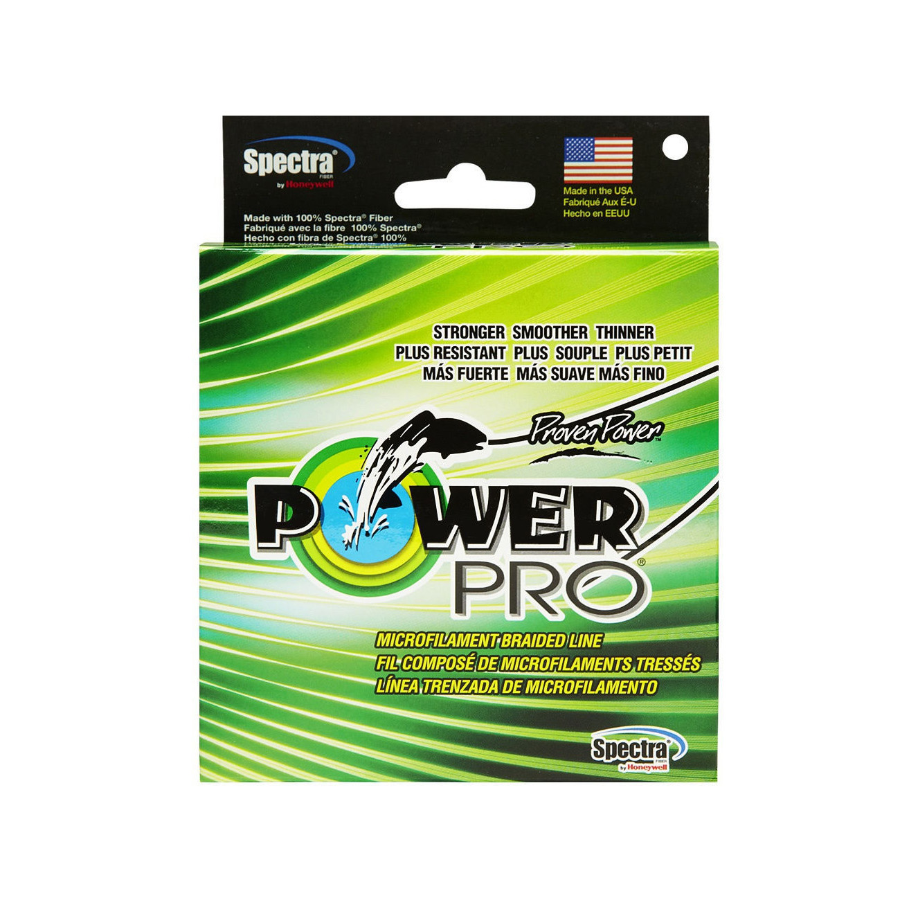 Леска плетеная Power Pro 13м желтая 0,06/3кг