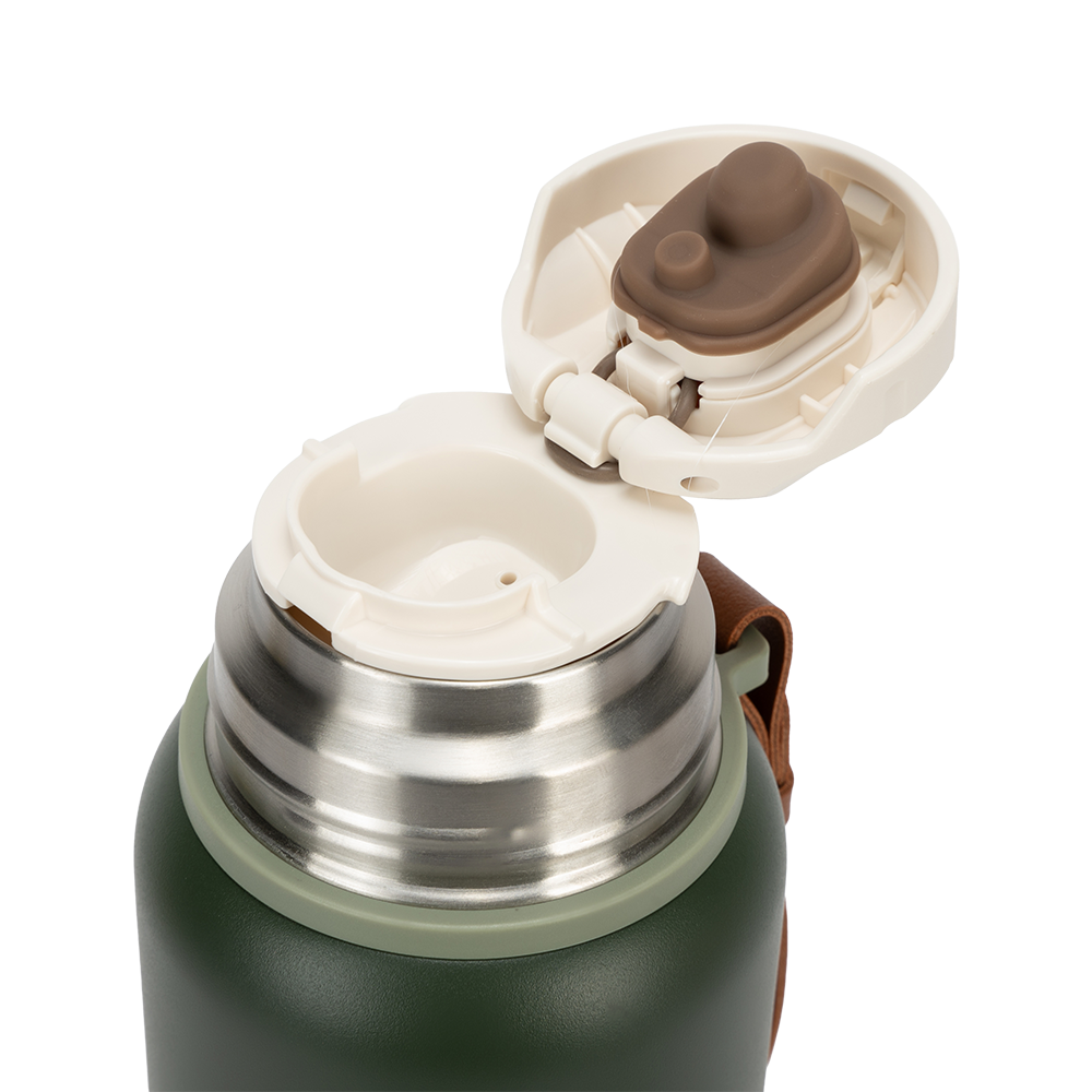 Термос 900ML хаки (пробка-ситечко, крышка-кружка, ремешок) TONAR. Фото №4 Термос 900ML хаки (пробка-ситечко, крышка-кружка, ремешок) TONAR. Фото №4