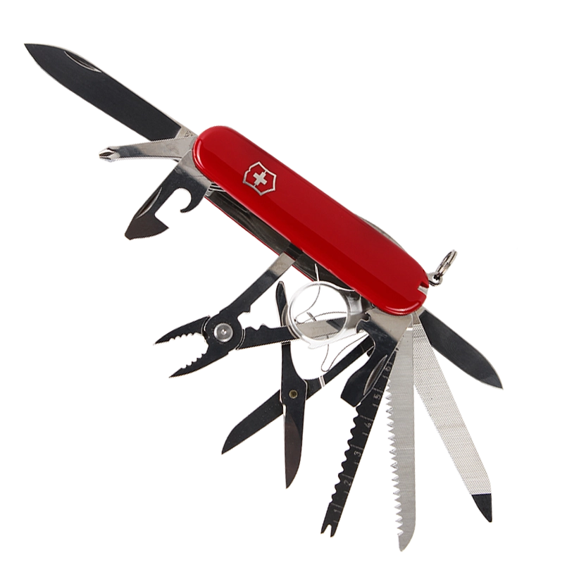 Нож Victorinox Swiss Champ, red 91mm. Фото №1