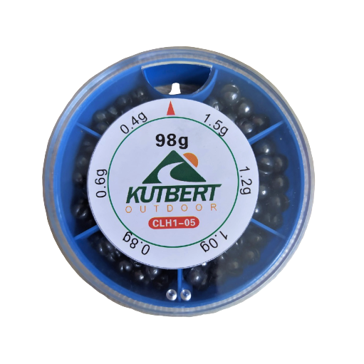 Набор грузил KUTBERT SINKER CLH1-10, 96гр, дробь 0,4-2,0гр (10наб./уп). Фото №2