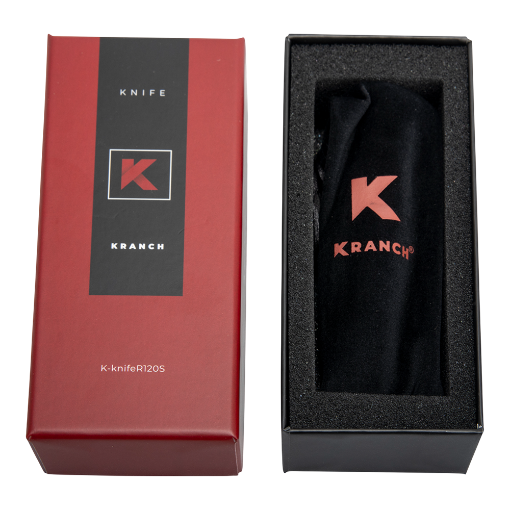 Нож складной Kranch R-120S, клинок AUS8, рукоять G10 red. Фото №5