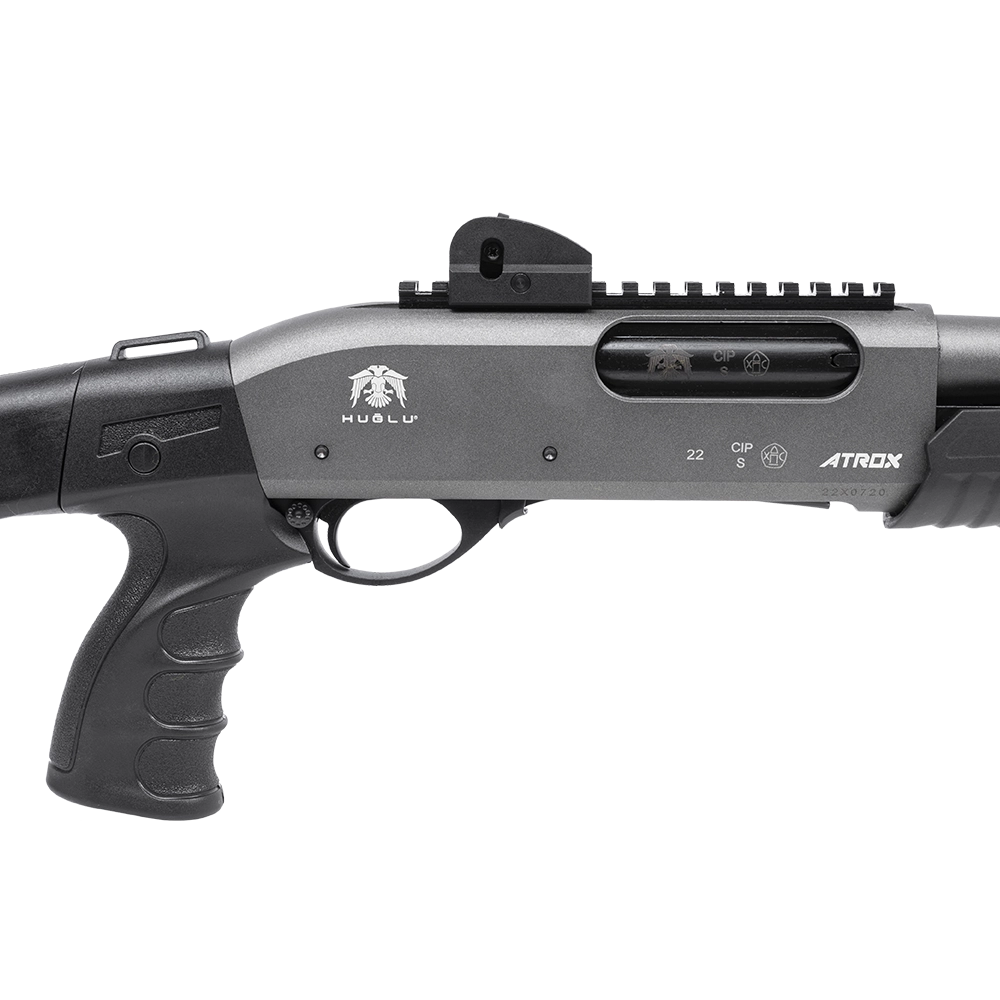 Ружье Huglu Atrox Tactic GREY 2 12x76 PUMP ACTION SHOTGAN L=510. Фото №3 Ружье Huglu Atrox Tactic GREY 2 12x76 PUMP ACTION SHOTGAN L=510. Фото №3