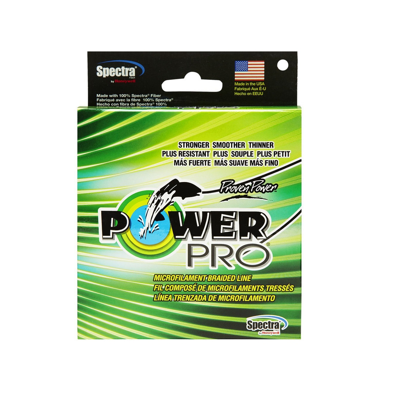 Леска плетеная Power Pro 135м зеленая 0,10/5кг