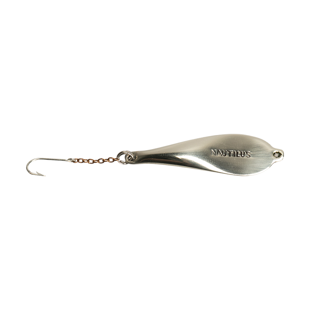 Блесна Puustjarven Nautilus 50мм, 9гр, цвет (Mes/Hop) цепочка-крючок. Фото №1