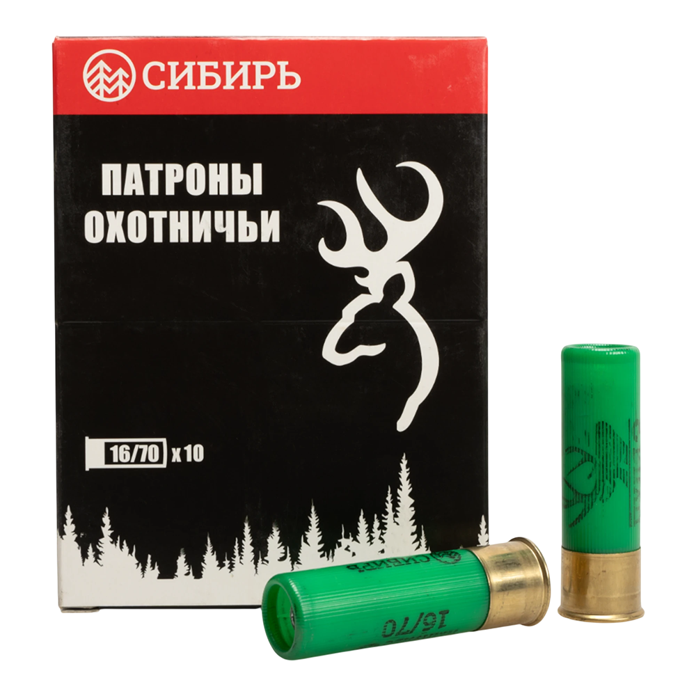 Патрон охотничий пулевой СИБИРЬ 16/70 пуля "Импульс-3" 26г. (пачка 10 шт) (в коробке 200шт). Фото №1 Патрон охотничий пулевой СИБИРЬ 16/70 пуля "Импульс-3" 26г. (пачка 10 шт) (в коробке 200шт). Фото №1