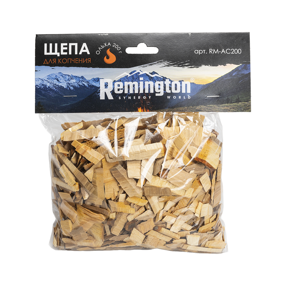 Щепа Remington SW для копчения (ольха) 200 гр. Фото №1