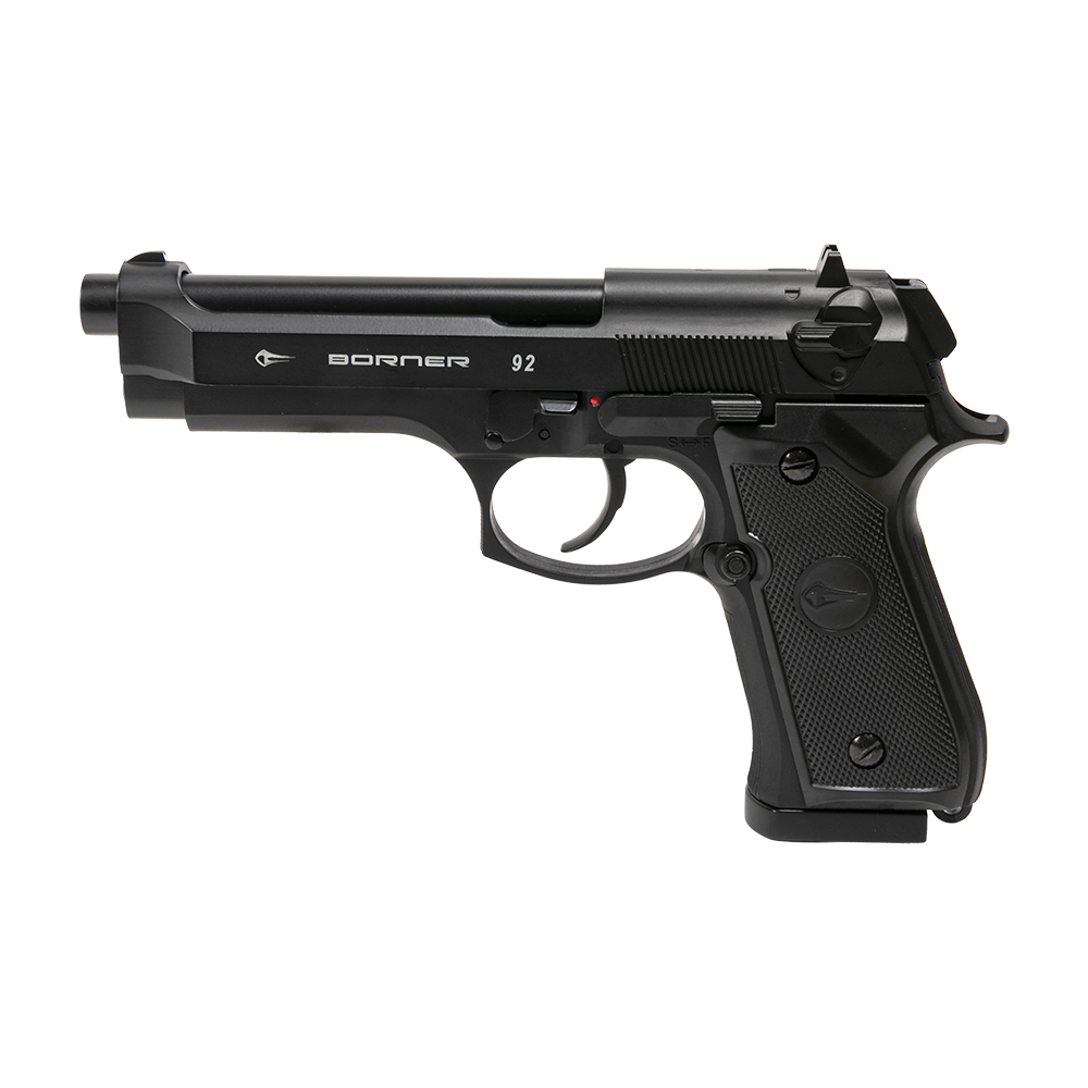 Пистолет пневматический BORNER 92 Blowback (Beretta), калибр 4,5 мм/pellets. Фото №4