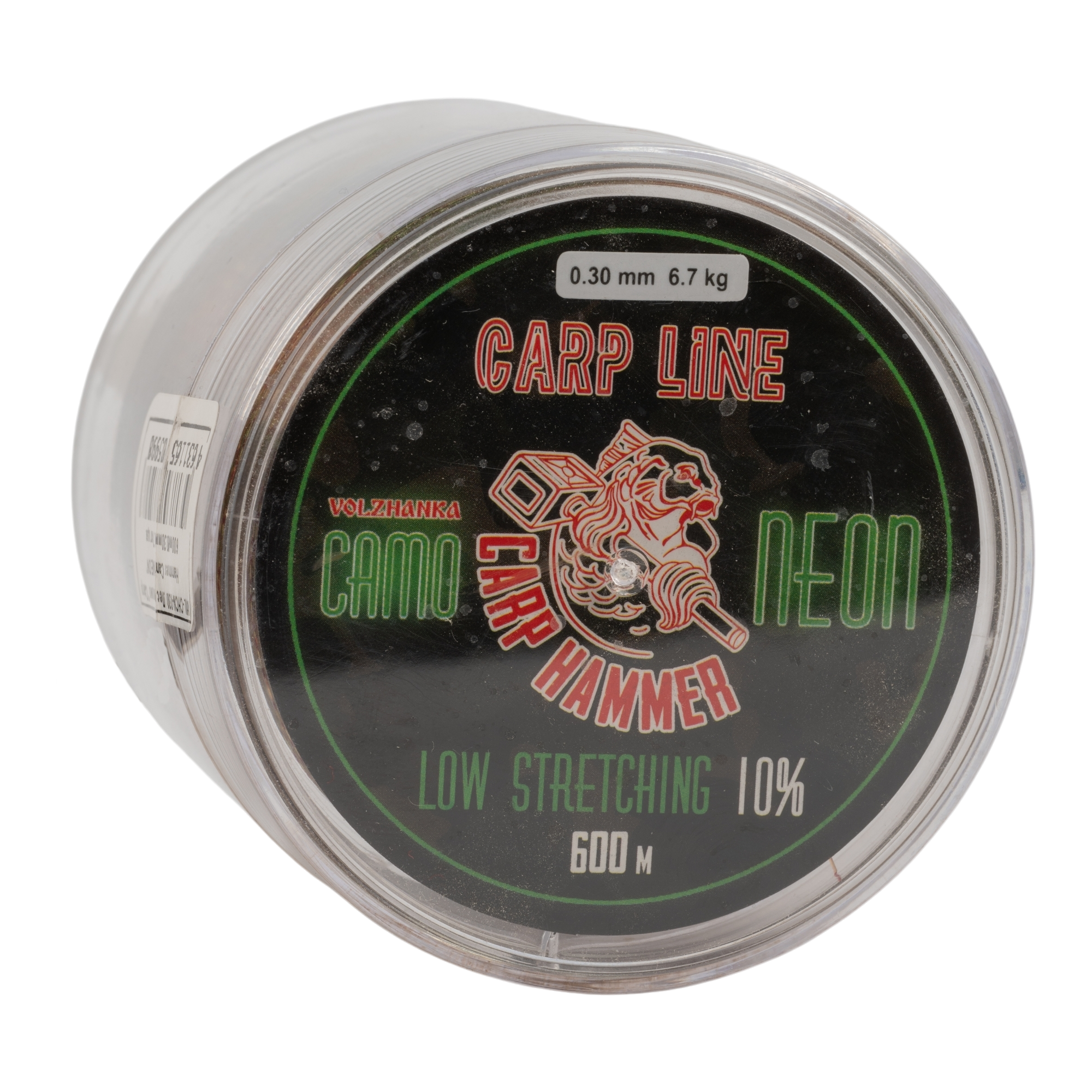 Леска моно "Carp Hammer Camo Neon" 600м/0.30мм 6,7кг цв. Камуфляжный