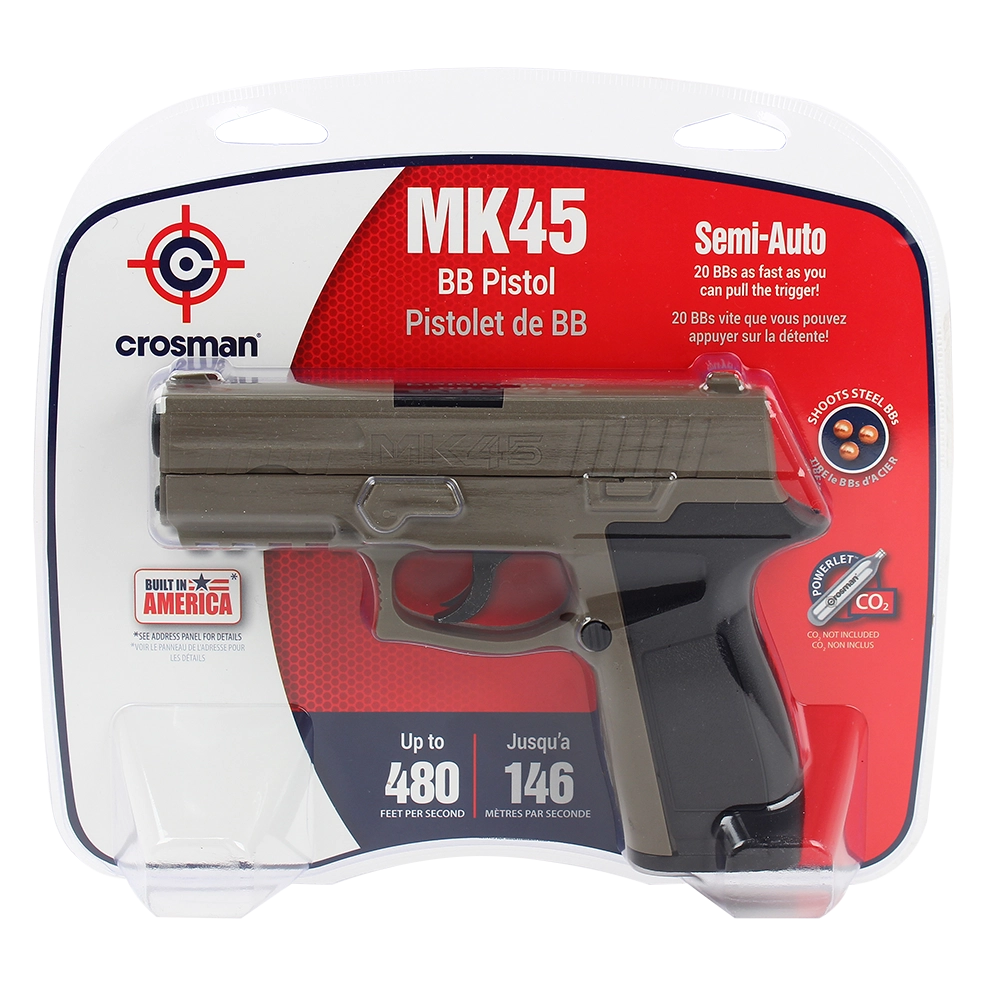 Пистолет пневматический Crosman MK45, калибр 4,5мм. Фото №6