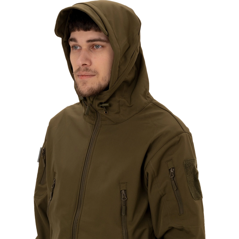 Куртка Remington Shark skin soft shell jacket Army Green р. 3XL. Фото №7