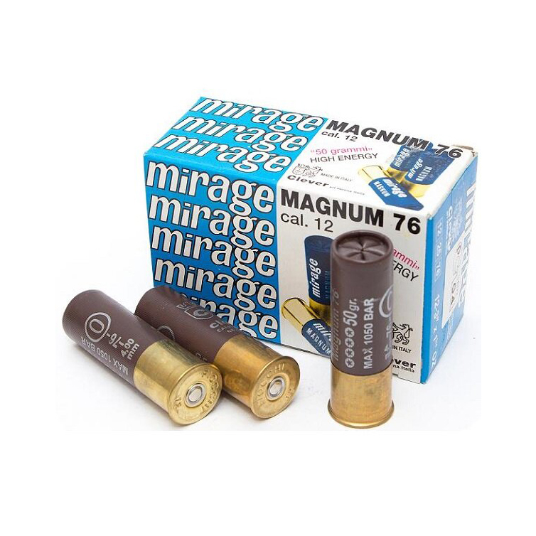 Патрон Clever 12/76 Magnum № 00 50 гр. (10 шт.) (коробка 200 шт.). Фото №2