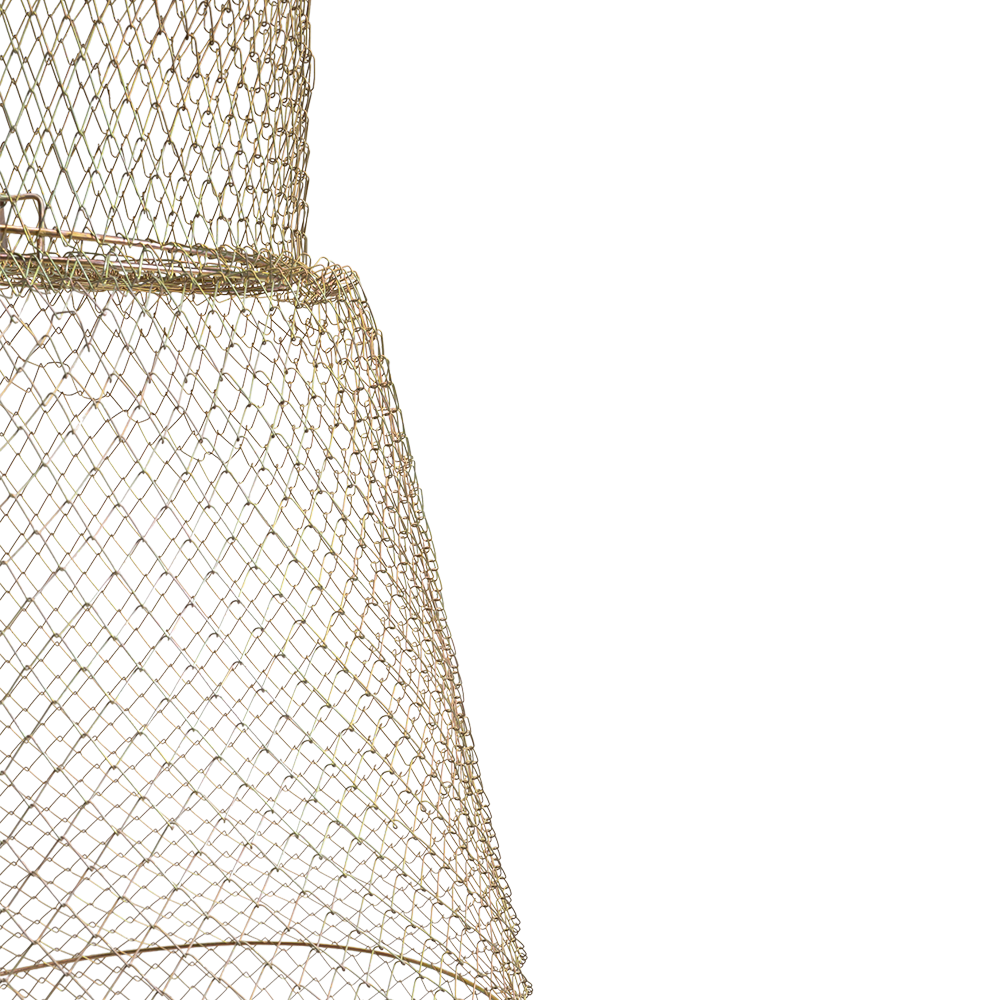 Садок рыболовный Tirana с ручкой, металлическая сетка,  d50, 50см. Фото №4