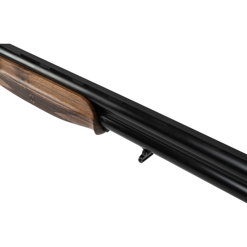 Ружье ATA SP Avangarde Black (сталь, черная колодка с цветочной гравировкой), 12/76,760мм, орех класс 2, кейс. Фото №4