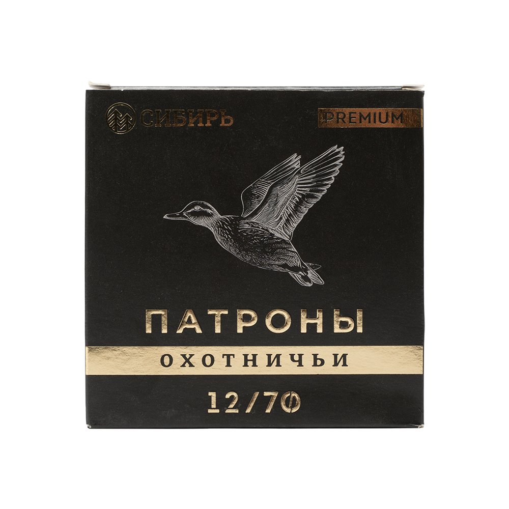 Патрон СИБИРЬ PREMIUM 12/70 охотничий дробовой 32г №3 (CX-2000) (пачка 25 шт) (в коробке 250шт). Фото №5