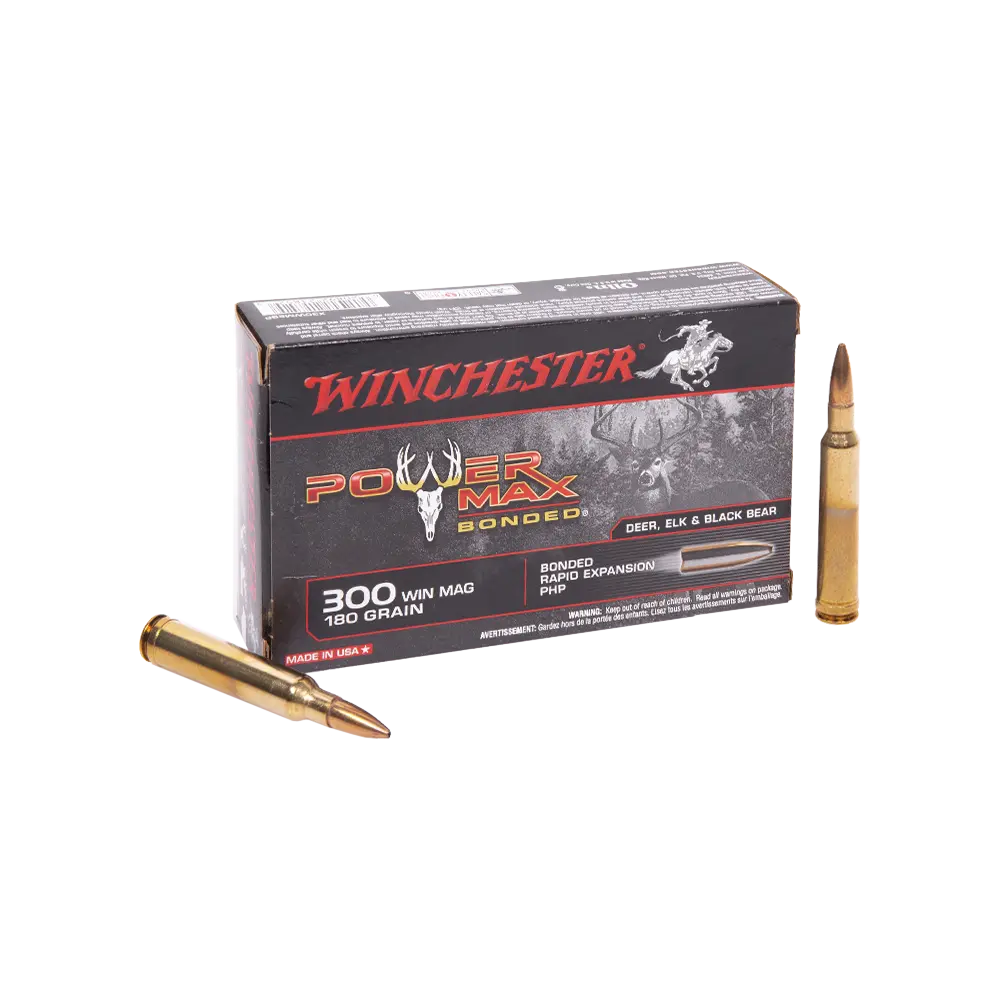 Патрон нарезной WINCHESTER калибр 300WIN Mag POWER MAX PHP 11,6 гр. 180 grn. (в пачке 20 шт.). Фото №2