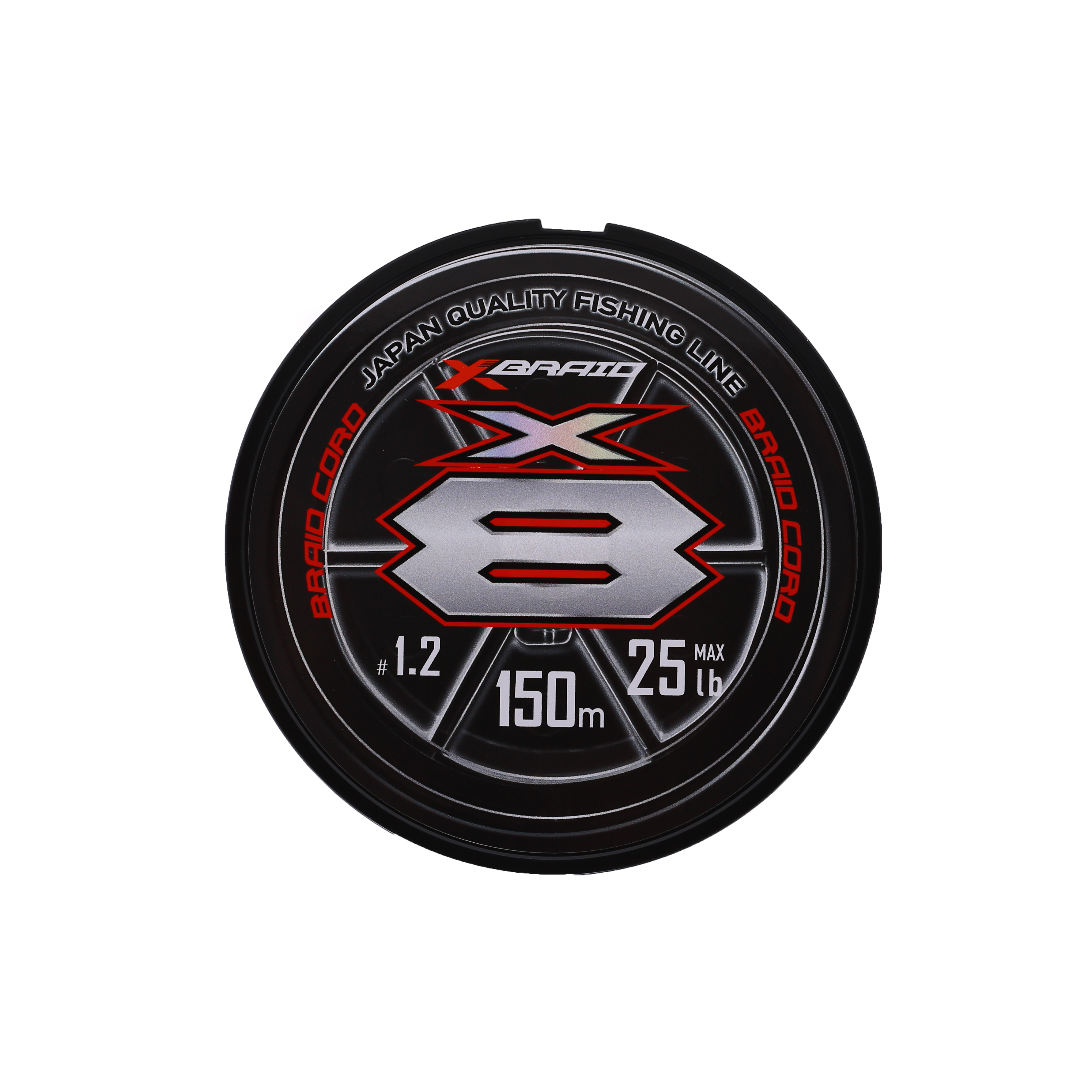 Плетёный шнур YGK X-Braid Braid Cord X8 150m Chartreuse #1.2, 0.185мм, 25lb, 11.3кг