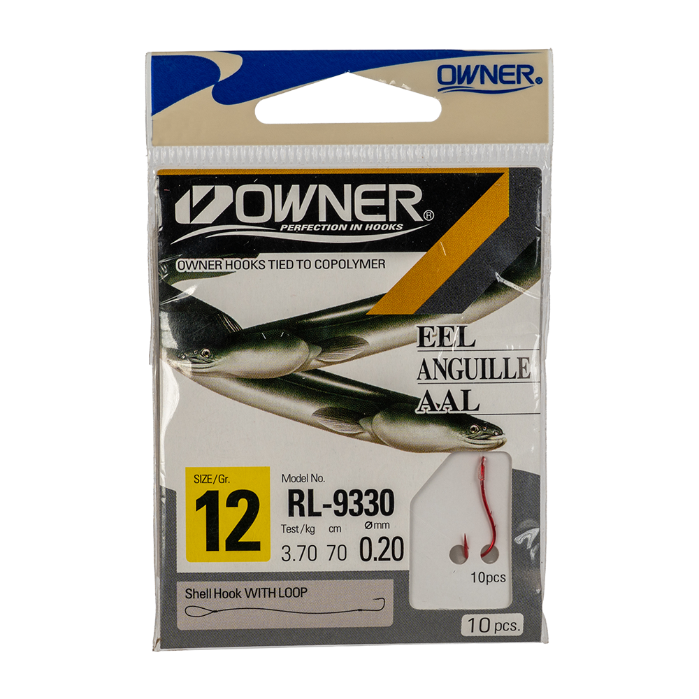 Крючок с поводком Owner RL-9330 12-0.20. Фото №1