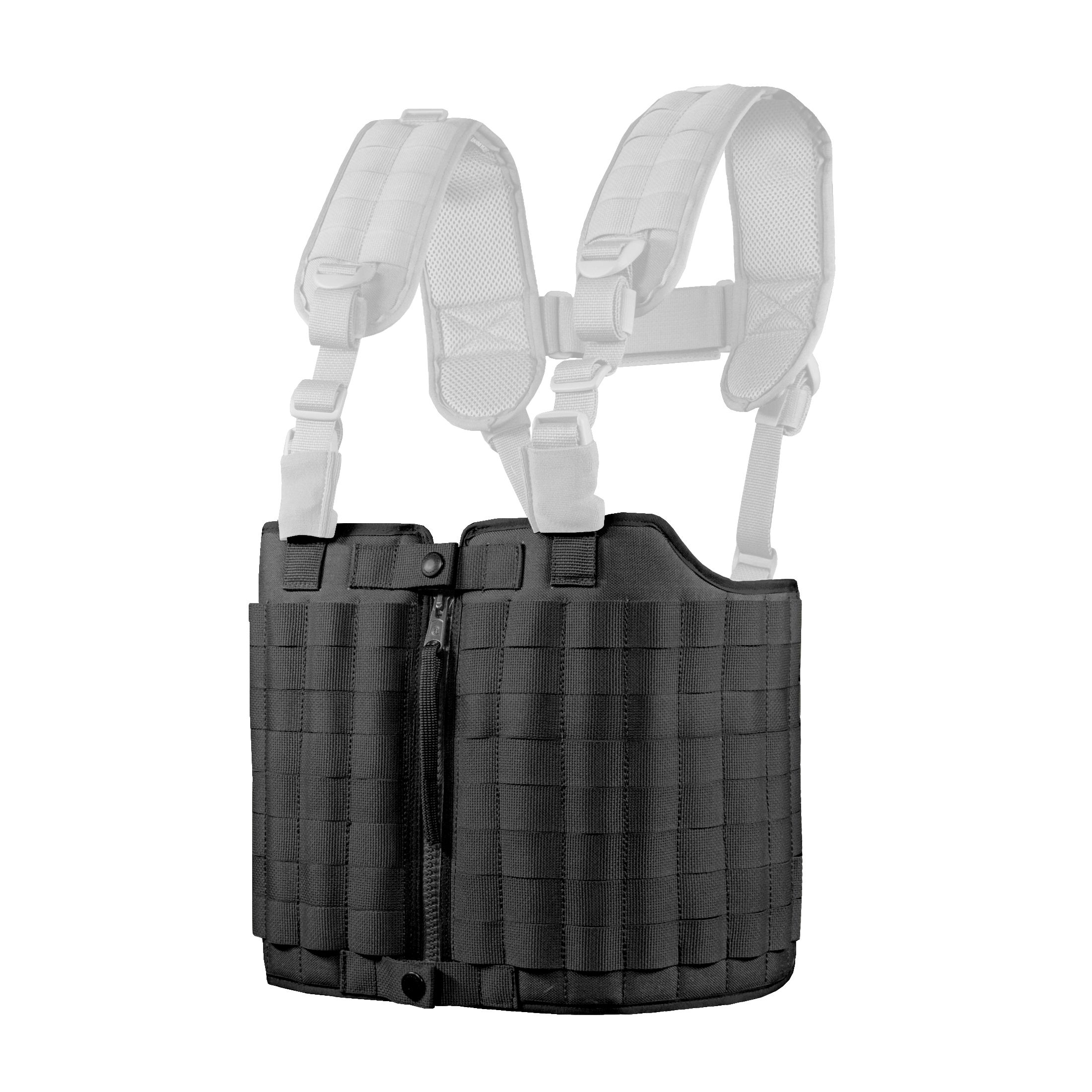 Нагрудник быстросьемный (molle) (Черный)