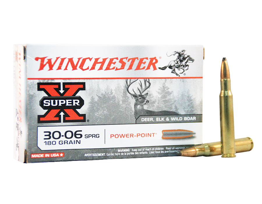 Патрон нарезной WINCHESTER калибр 30-06 SPRG PP Super X 11,7 гр. 180 grn. (в пачке 20 шт.). Фото №2