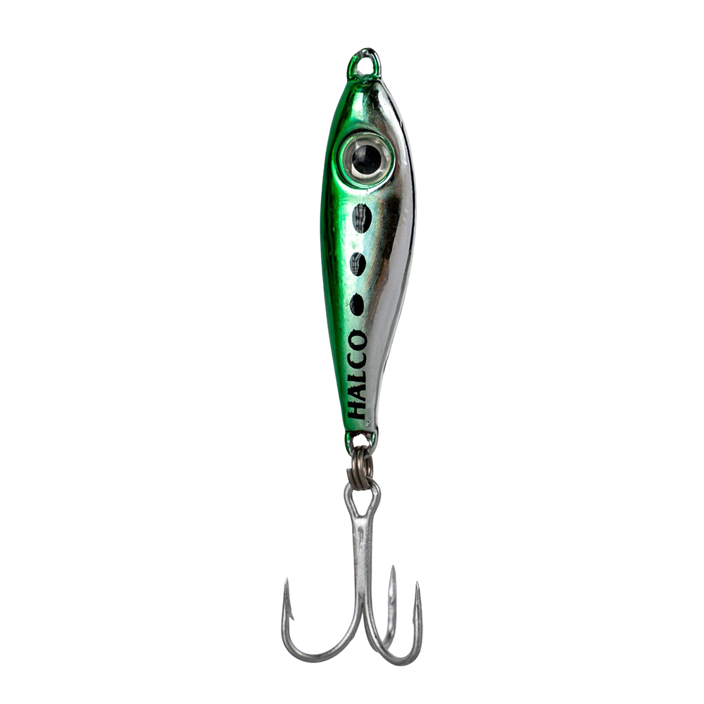 Блесна колеблющаяся Halco OUTCAST, 20г, GREEN. Фото №3