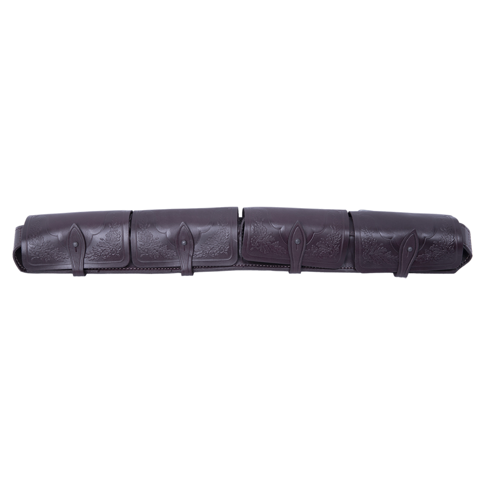 Патронташ закрытый 410 (кожа, коричневый) (Хольстер). Фото №1