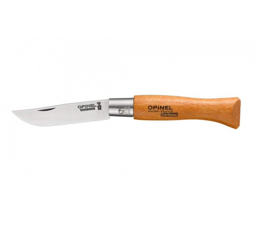 Нож "Opinel" virobloc n 5, углеродистая сталь. Фото №1