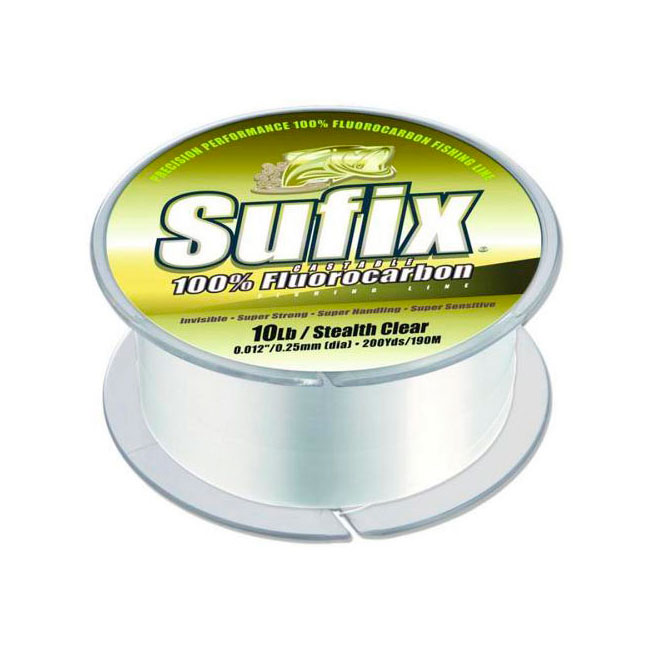 Леска Sufix Castable 100% Fluoroxcarbon Clear 150м 0,20мм 3,4кг. Фото №2