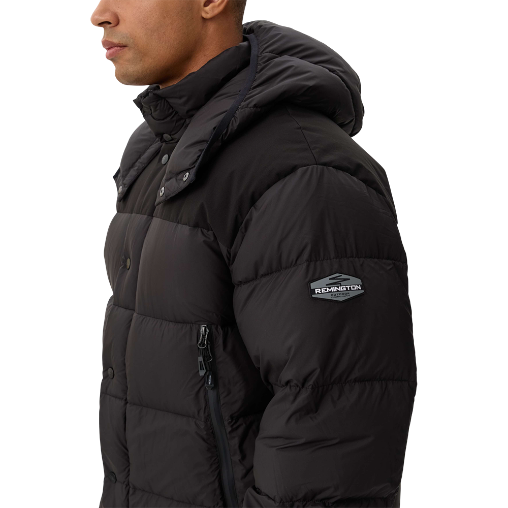Пальто пуховое мужское Remington DOW2 Black р. XL. Фото №4